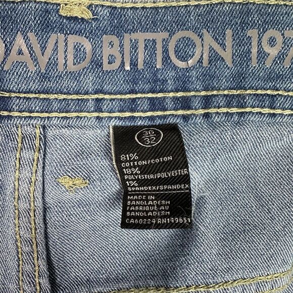 BUFFALO David Bitton Mens Jeans Evan-X Slim Straight Stretch Blue 36 x 32 NWT - Picture 12 of 16